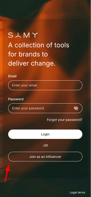 Image of ShineBuzz homepage with Join as Influencer button.